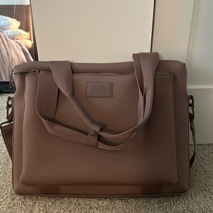 Dagne Dover Oslo Slim Laptop Bag in Color Dune